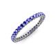 3 - Tiffany 2.00 mm Tanzanite Eternity Band 