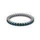 2 - Tiffany 2.00 mm London Blue Topaz Eternity Band 