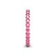 5 - Tiffany 2.40 mm Pink Tourmaline Eternity Band 