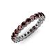 3 - Tiffany 2.80 mm Red Garnet Eternity Band 