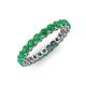 3 - Tiffany 2.80 mm Emerald Eternity Band 
