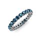 3 - Tiffany 2.80 mm Blue Diamond Eternity Band 