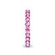 5 - Tiffany 2.80 mm Pink Sapphire Eternity Band 