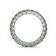 4 - Tiffany 2.80 mm Green Garnet Eternity Band 