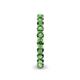 5 - Tiffany 2.80 mm Green Garnet Eternity Band 