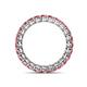 4 - Tiffany 2.80 mm Pink Tourmaline Eternity Band 