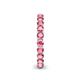 5 - Tiffany 2.80 mm Pink Tourmaline Eternity Band 
