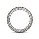 4 - Tiffany 2.80 mm Smoky Quartz Eternity Band 