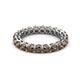 3 - Tiffany 3.00 mm Smoky Quartz Eternity Band 