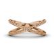 1 - Faina Bold Criss Cross Beaded Ring 