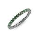 3 - Tiffany 2.00 mm Lab Created Alexandrite Eternity Band 