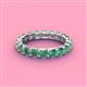 4 - Laida 3.40 mm Lab Created Alexandrite Eternity Band 