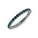 3 - Tiffany 2.00 mm London Blue Topaz Eternity Band 