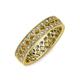 3 - Cailyn Citrine Three Row Eternity Band 
