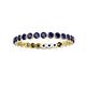 3 - Valerie 2.00 mm Blue Sapphire Eternity Band 