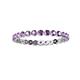 3 - Valerie 2.00 mm Amethyst Eternity Band 