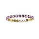 3 - Valerie 2.00 mm Amethyst Eternity Band 