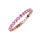 4 - Valerie 2.00 mm Pink Sapphire Eternity Band 