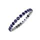 4 - Valerie 2.00 mm Blue Sapphire Eternity Band 