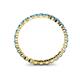 5 - Valerie 2.00 mm Blue Topaz Eternity Band 