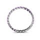 5 - Valerie 2.00 mm Amethyst Eternity Band 
