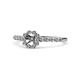 3 - Amabel Semi Mount Halo Bridal Set Ring 