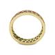 4 - Cailyn Ruby Three Row Eternity Band 