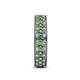 5 - Cailyn Green Garnet Three Row Eternity Band 