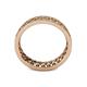 4 - Cailyn Citrine Three Row Eternity Band 