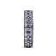 5 - Cailyn Iolite Three Row Eternity Band 