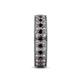 5 - Cailyn Red Garnet Three Row Eternity Band 