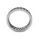 4 - Cailyn Blue Sapphire Three Row Eternity Band 