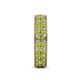 5 - Cailyn Peridot Three Row Eternity Band 