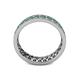 4 - Cailyn Emerald Three Row Eternity Band 