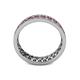 4 - Cailyn Ruby Three Row Eternity Band 