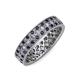 3 - Cailyn Diamond Three Row Eternity Band 