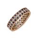 3 - Cailyn Diamond Three Row Eternity Band 