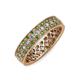 3 - Cailyn Diamond Three Row Eternity Band 