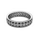 2 - Cailyn Diamond Three Row Eternity Band 