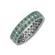 3 - Cailyn Diamond Three Row Eternity Band 