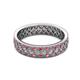 2 - Cailyn Diamond Three Row Eternity Band 
