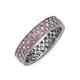 3 - Cailyn Diamond Three Row Eternity Band 