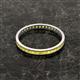 3 - Rebica 2.50 mm Princess Cut Yellow Sapphire Eternity Band 