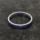 3 - Rebica 2.50 mm Princess Cut Blue Sapphire Eternity Band 