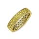 4 - Cailyn Yellow Sapphire Eternity Band 