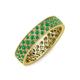 4 - Cailyn Emerald Eternity Band 