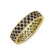 4 - Cailyn Blue Sapphire Eternity Band 