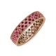4 - Cailyn Ruby Eternity Band 