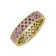 4 - Cailyn Amethyst Eternity Band 