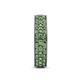 6 - Cailyn Green Garnet Eternity Band 